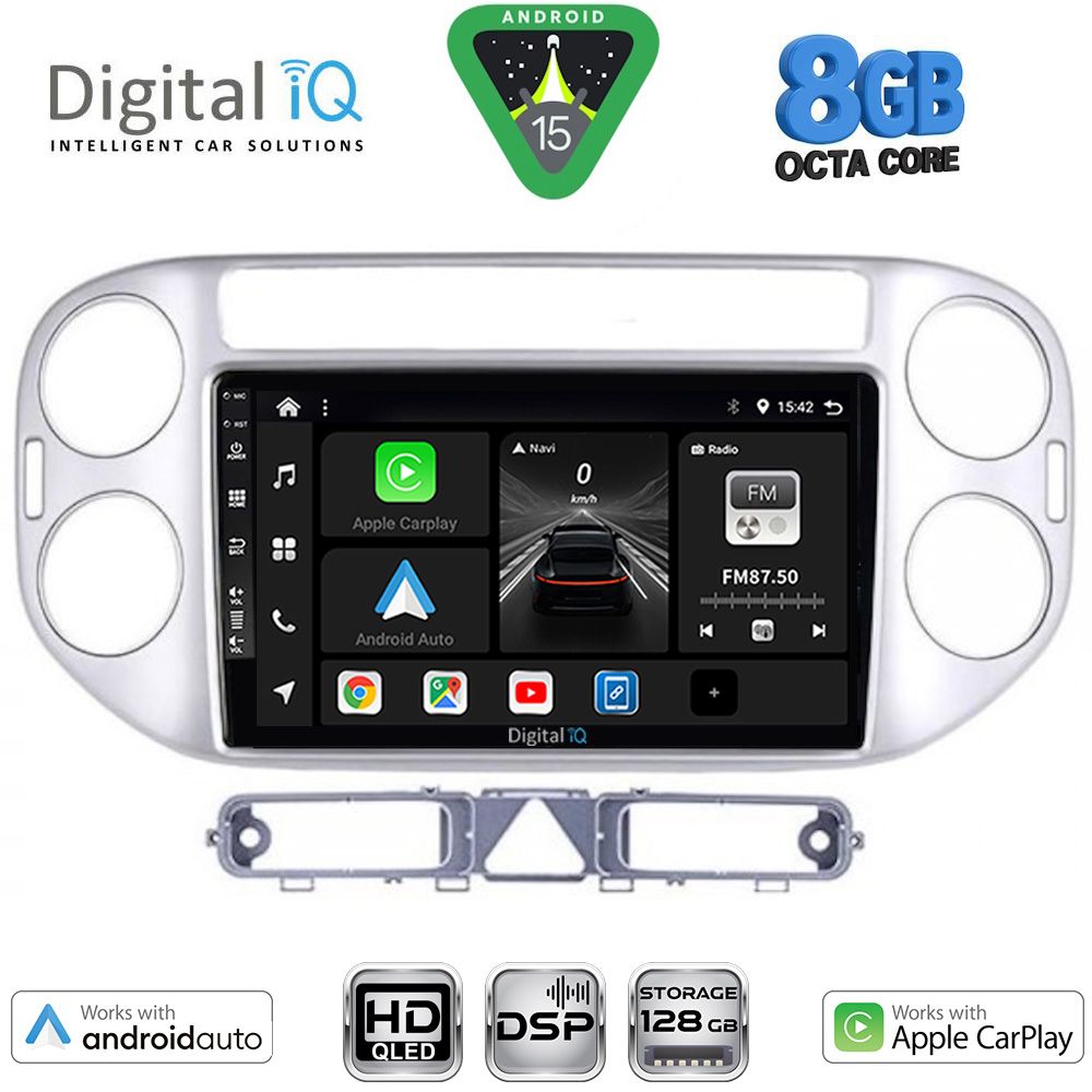 DIGITAL IQ BXF 7759SL_CPAA (9inc) MULTIMEDIA TABLET for VW TIGUAN mod. 2004-2011 (SILVER) - DIGITAL IQ BXF 7759SL_CPAA