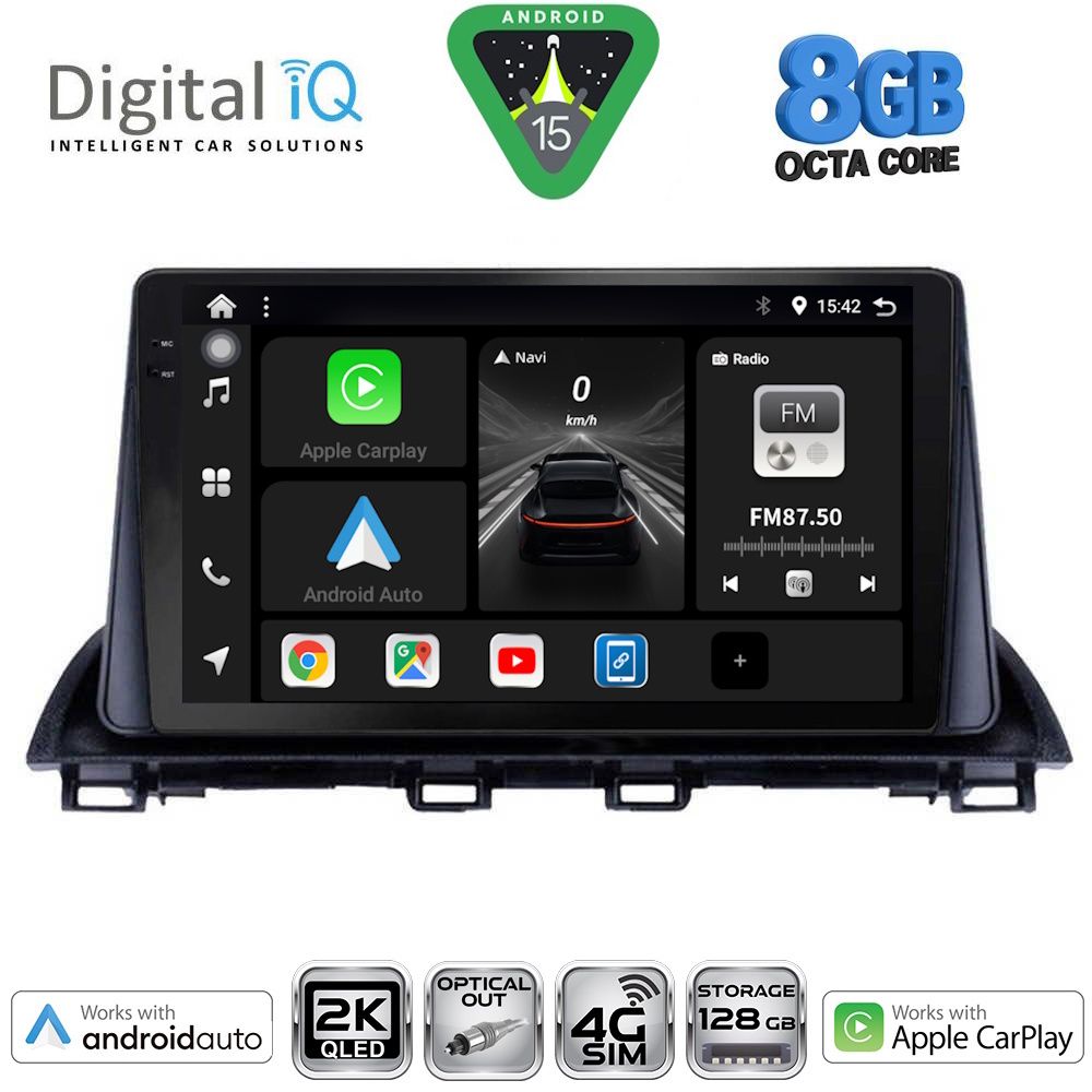 DIGITAL IQ BXK 20367_CPAA (9inc) MULTIMEDIA TABLET for MAZDA 3 mod. 2014-2019
