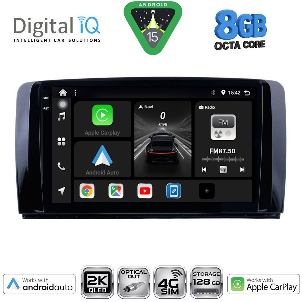 DIGITAL IQ BXK 20422_CPAA (9inc) MULTIMEDIA TABLET for MERCEDES R (W251) mod. 2006-2015