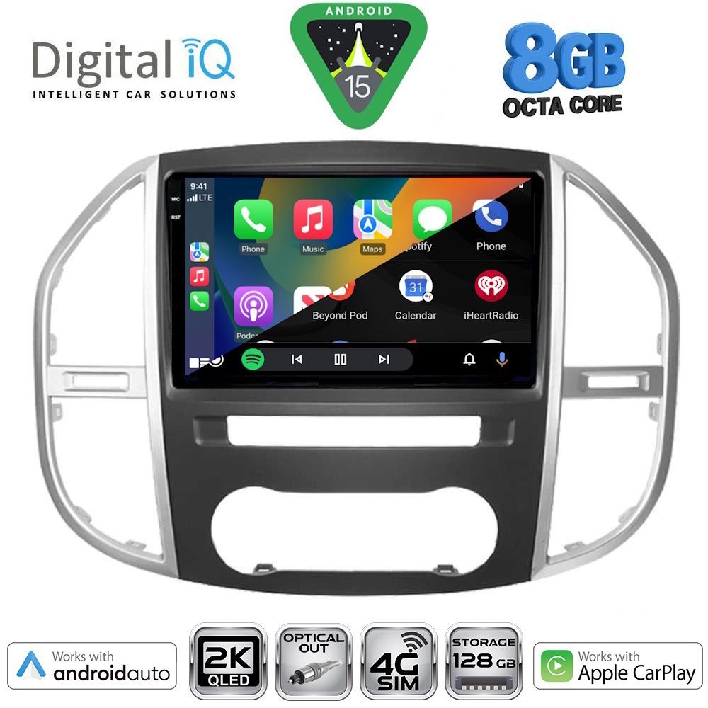 DIGITAL IQ BXK 20429_CPAA (10inc) MULTIMEDIA TABLET for MERCEDES VITO – VIANO  (W447) mod. 2015> - DIQ_BXK_20429