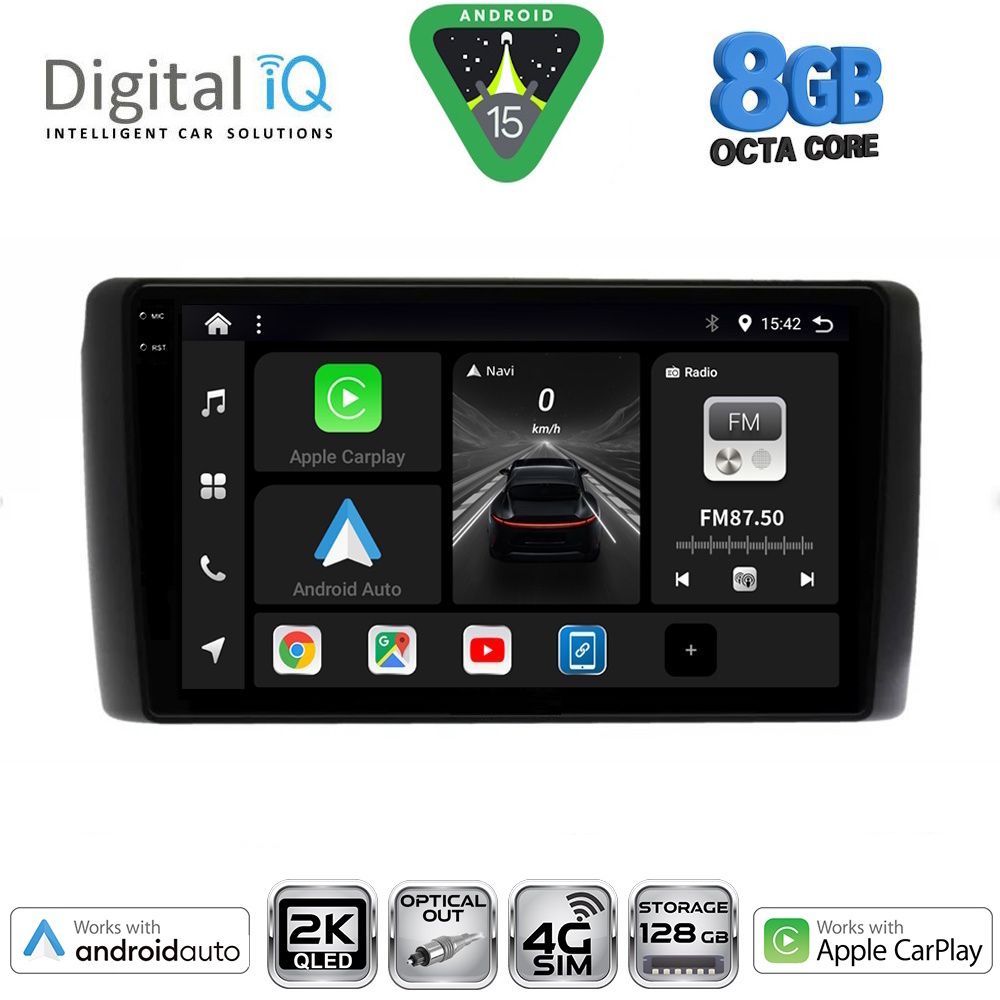 DIGITAL IQ BXK 20472_CPAA (9inc) MULTIMEDIA TABLET for NISSAN LEAF mod. 2009-2017 - DIQ_BXK_20472