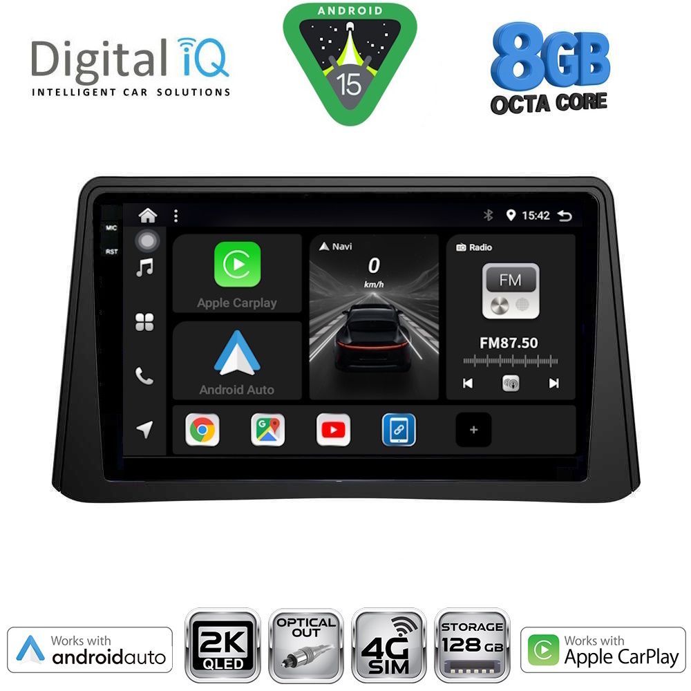 DIGITAL IQ BXK 20496_CPAA (9inc) MULTIMEDIA TABLET for OPEL MOKKA mod. 2012-2015 - DIQ_BXK_20496