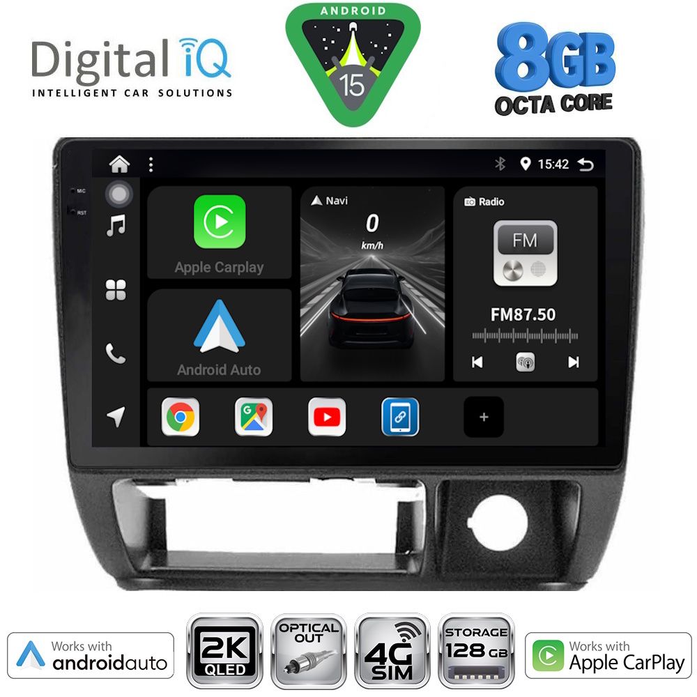 Suzuki Jimny 1998 – 2005 Οθόνη με CarPlay, AndroidAuto, Bluetooth, GPS - DIGITAL IQ BXK 20677_CPAA (9inc)