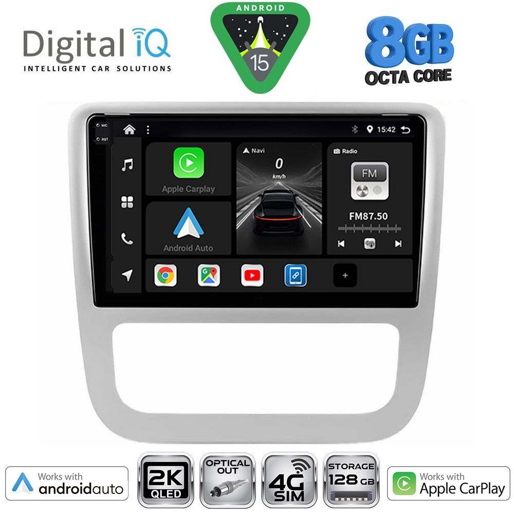 DIGITAL IQ BXK 20751_CPAA CLIMA (9inc) MULTIMEDIA TABLET for VW EOS mod. 2006-2016 - SCIROCCO mod. 2011-2014 - DIGITAL IQ BXK 20751_CPAA CLIMA