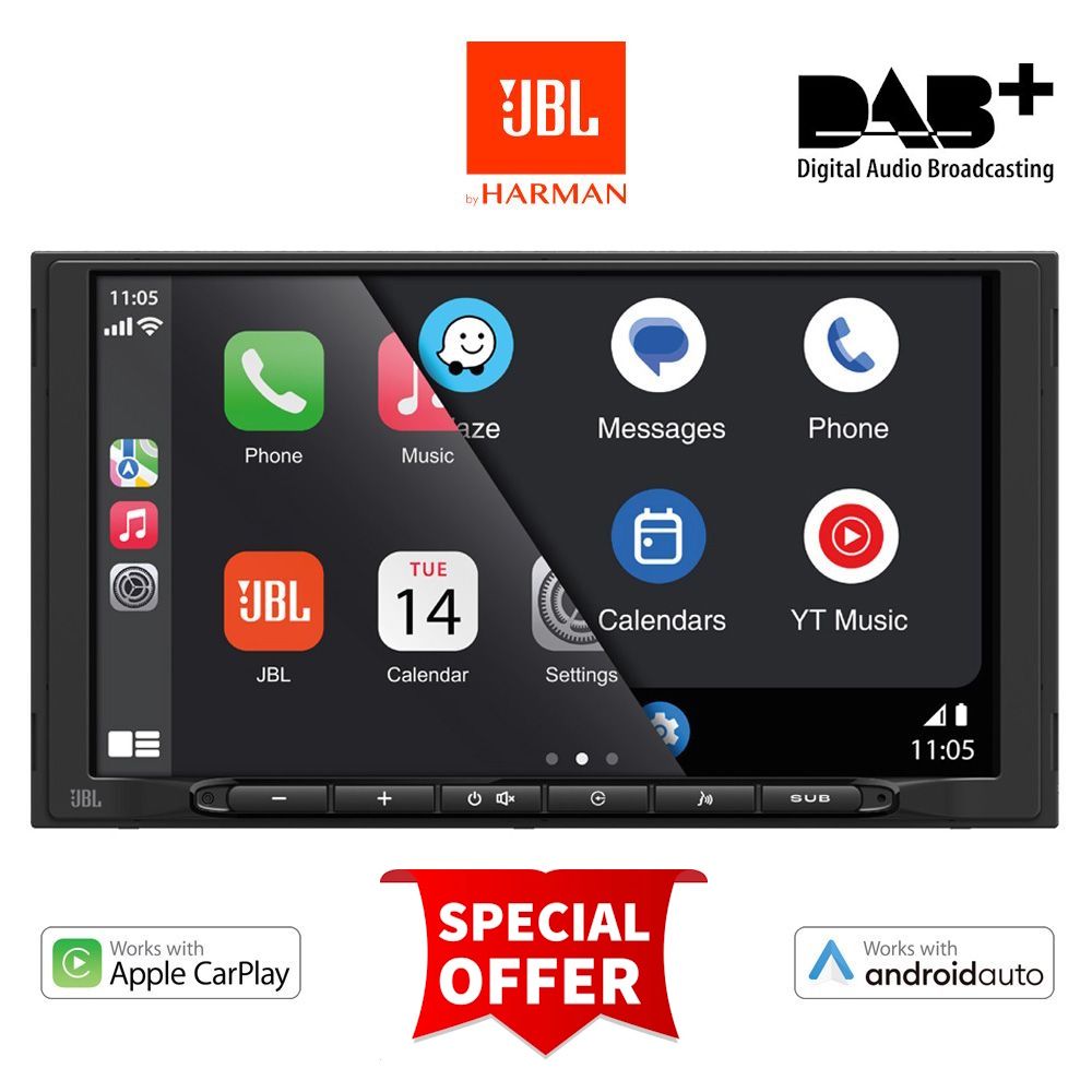 JBL LEGEND 700D (7” Touchscreen Multimedia Receiver with DAB+) - JBL_LEGEND_700D
