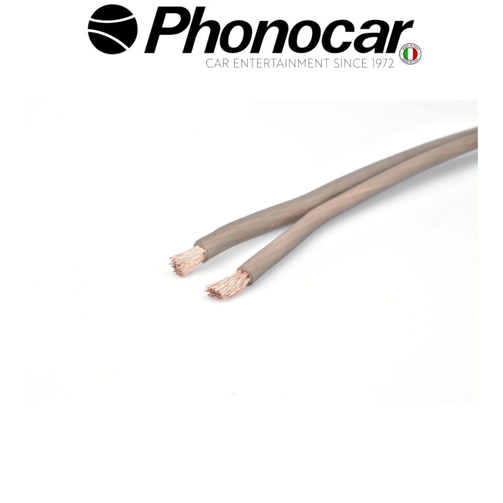 Καλώδιο ηχείων 2X1.5mm² (10m Γκρι) – 06.143.2 PHONOCAR