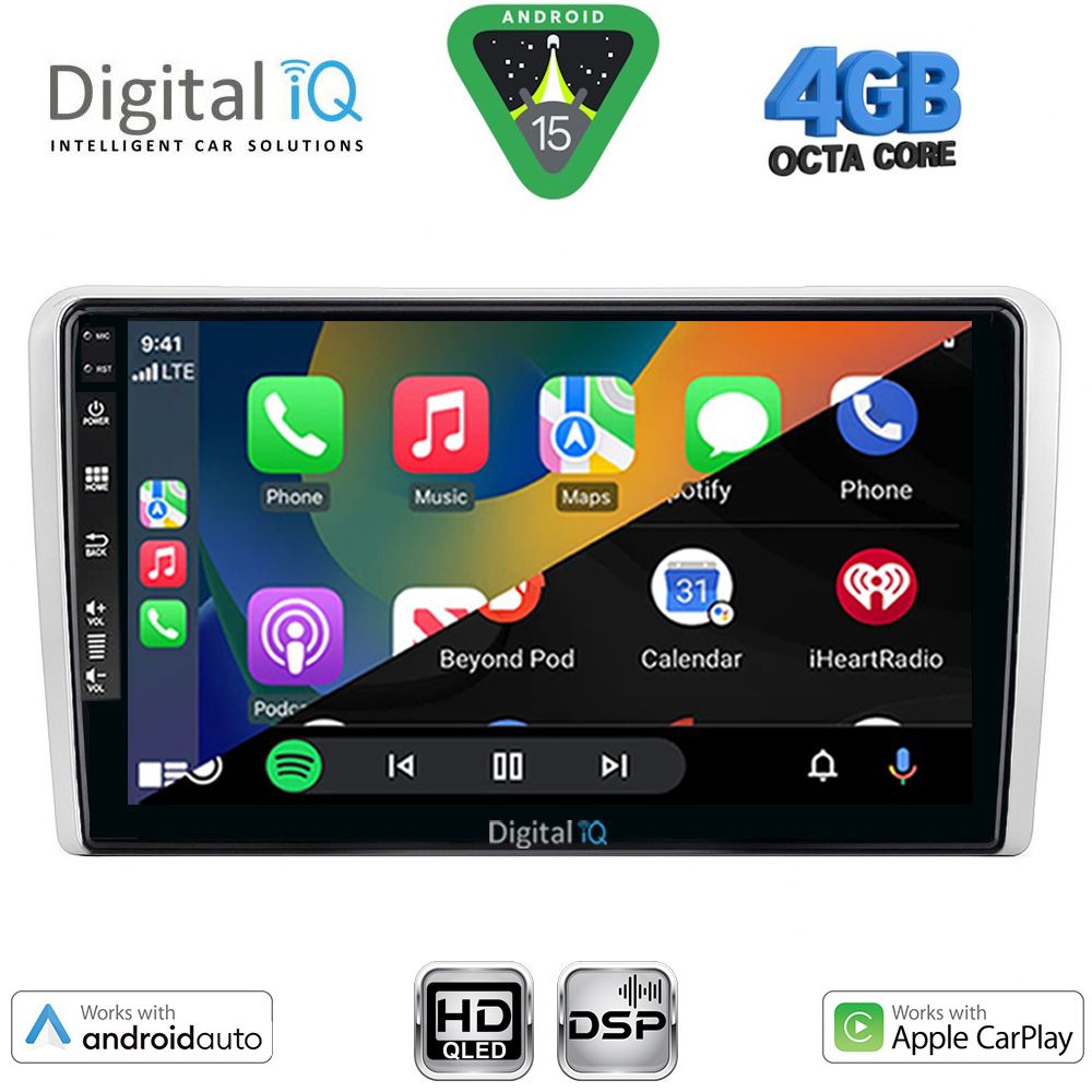 DIGITAL IQ BXF 6481SL_CPAA (9inc) MULTIMEDIA TABLET for OPEL ALL mod. 2004-2014 (SILVER) - DIGITAL IQ BXF 6481SL_CPAA