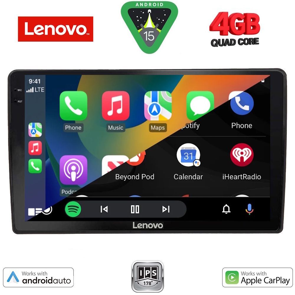LENOVO LVE 8005_CPAA (10inc) MULTIMEDIA TABLET for AUDI A4 mod. 2008-2015 - LENOVO LVE 8005_CPAA