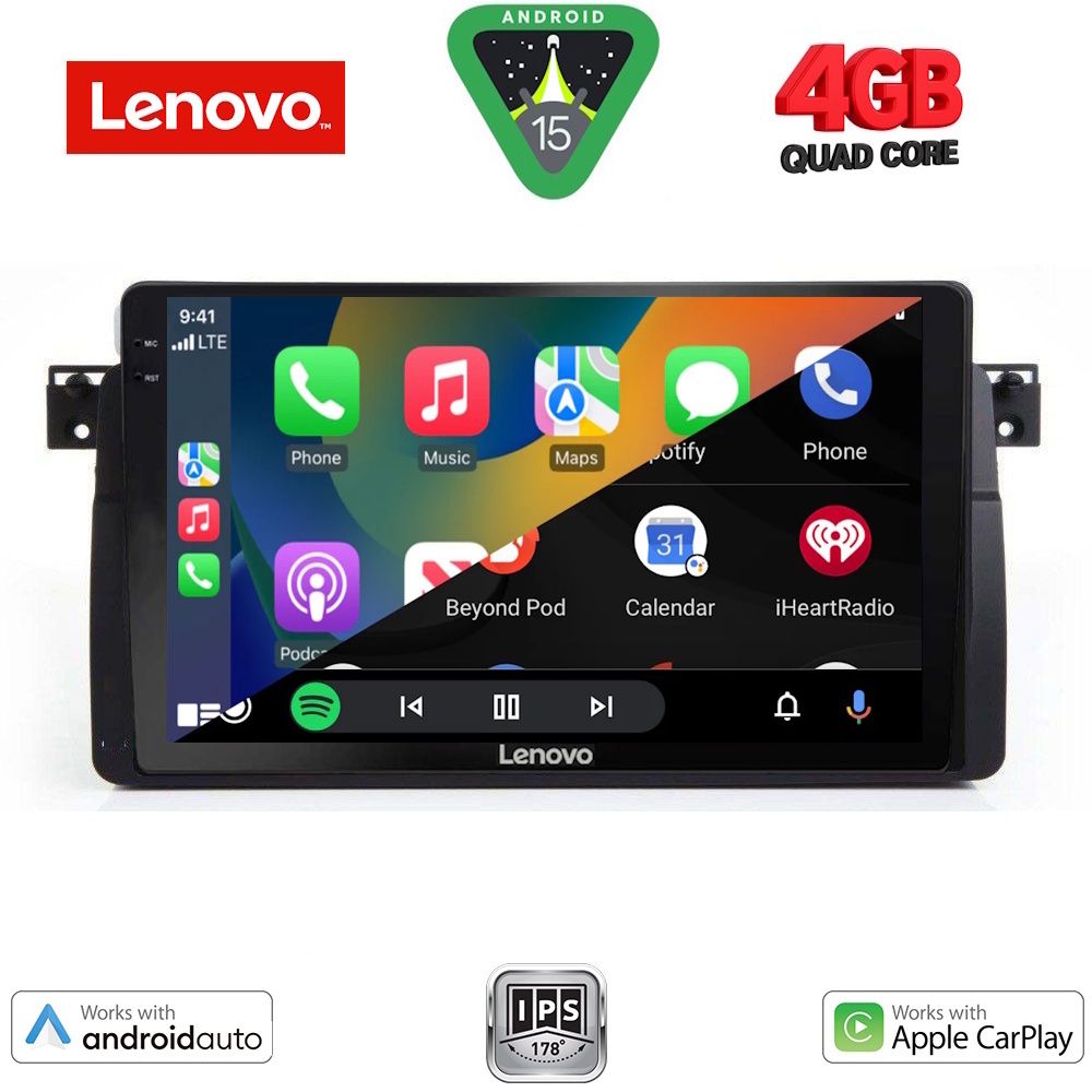 LENOVO LVE 8042_CPAA (9inc) MULTIMEDIA TABLET for BMW E46 mod. 1998-2005 - LENOVO LVE 8042_CPAA