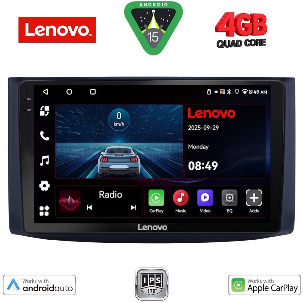 LENOVO LVE 8072_CPAA (9inc) MULTIMEDIA TABLET for CHEVROLET AVEO mod. 2006-2010 - LENOVO LVE 8072_CPAA