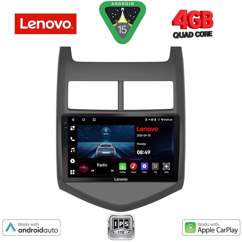 LENOVO LVE 8074_CPAA (9inc) MULTIMEDIA TABLET for CHEVROLET AVEO mod. 2011-2014 - LENOVO LVE 8074_CPAA
