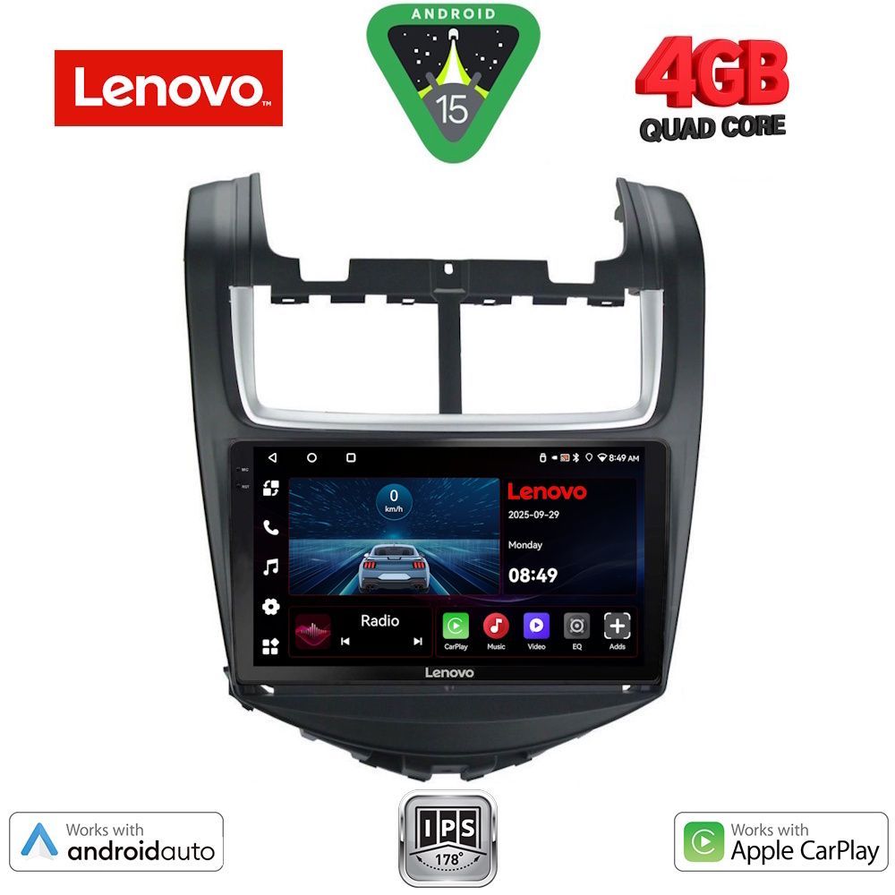 LENOVO LVE 8075_CPAA (9inc) MULTIMEDIA TABLET for CHEVROLET AVEO mod. 2014-2017 - LENOVO LVE 8075_CPAA