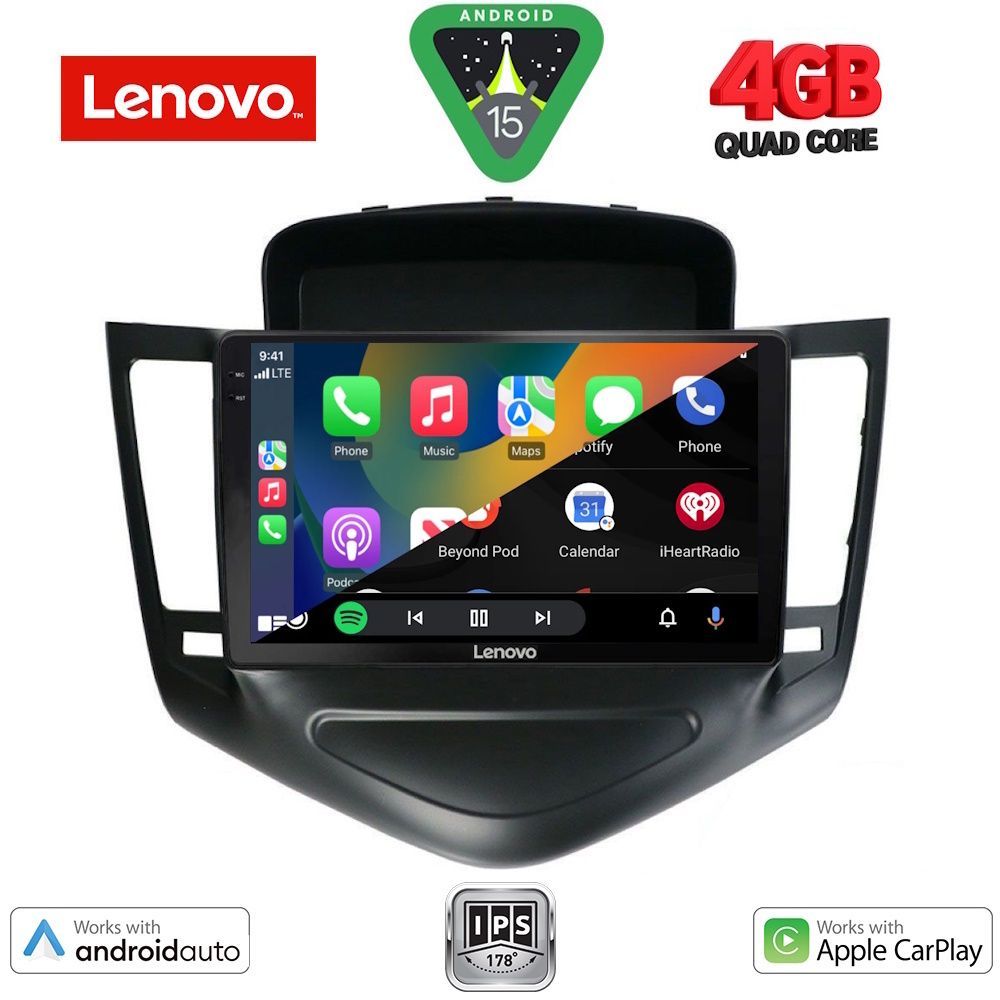 LENOVO LVE 8076_CPAA (9inc) MULTIMEDIA TABLET for CHEVROLET CRUZE mod. 2008-2012 - LENOVO LVE 8076_CPAA