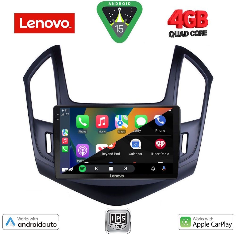 LENOVO LVE 8077_CPAA (9inc) MULTIMEDIA TABLET for CHEVROLET CRUZE mod. 2013-2015
