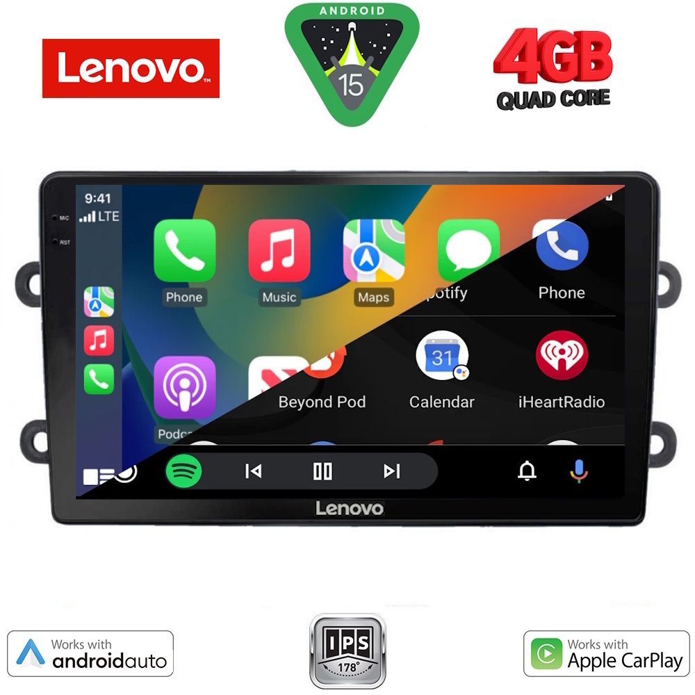 LENOVO LVE 8102_CPAA (9inc) MULTIMEDIA TABLET for DACIA DUSTER mod. 2012-2019 - LENOVO LVE 8102_CPAA