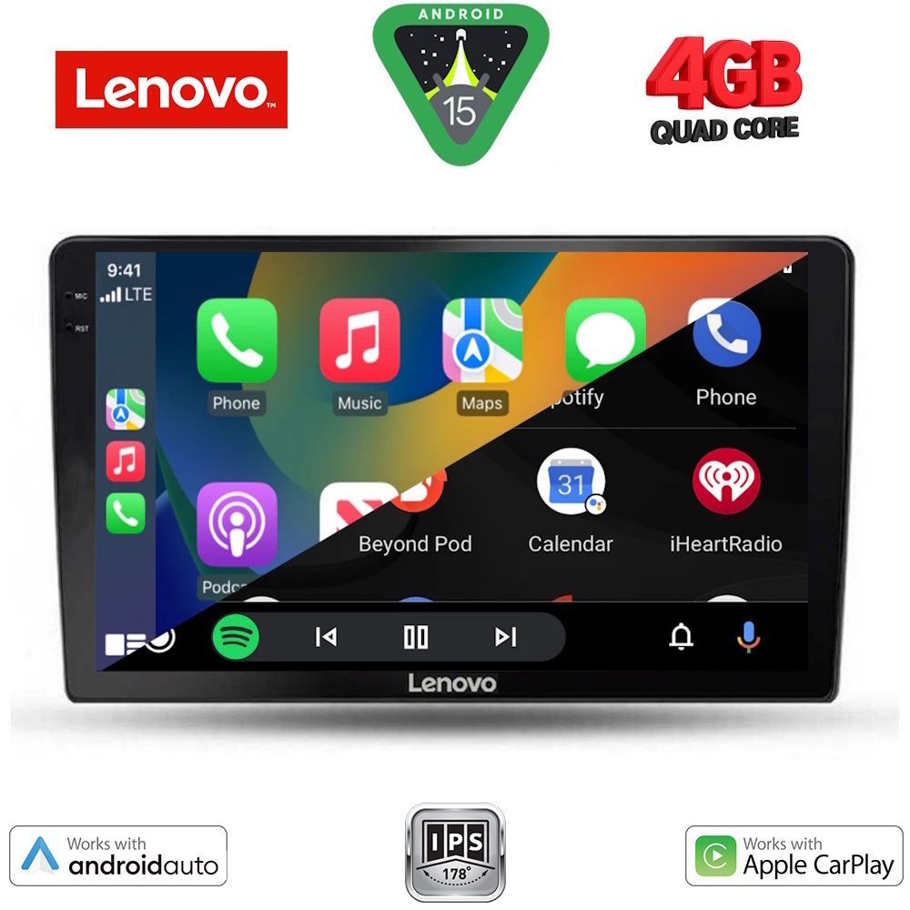 LENOVO LVE 8103B_CPAA (9inc) MULTIMEDIA TABLET for DACIA DUSTER mod. 2012-2019 - LENOVO LVE 8103B_CPAA