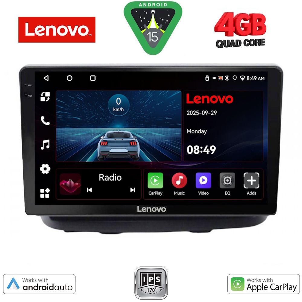 LENOVO LVE 8135_CPAA (10inc) MULTIMEDIA TABLET for FIAT DOBLO mod. 2002-2009 - LENOVO LVE 8135_CPAA