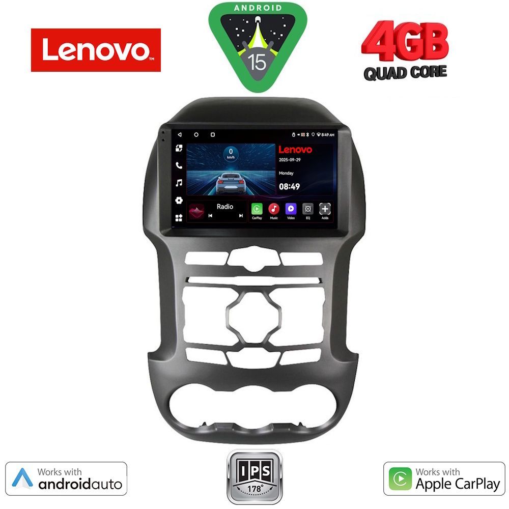 LENOVO LVE 8171S_CPAA (9inc) MULTIMEDIA TABLET for FORD RANGER mod. 2011-2015 - LENOVO LVE 8171S_CPAA