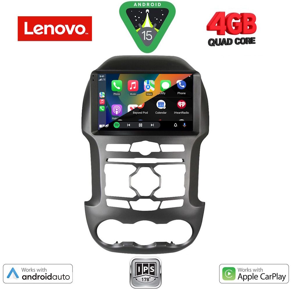 LENOVO LVE 8171S_CPAA (9inc) MULTIMEDIA TABLET for FORD RANGER mod. 2011-2015 - LENOVO LVE 8171S_CPAA