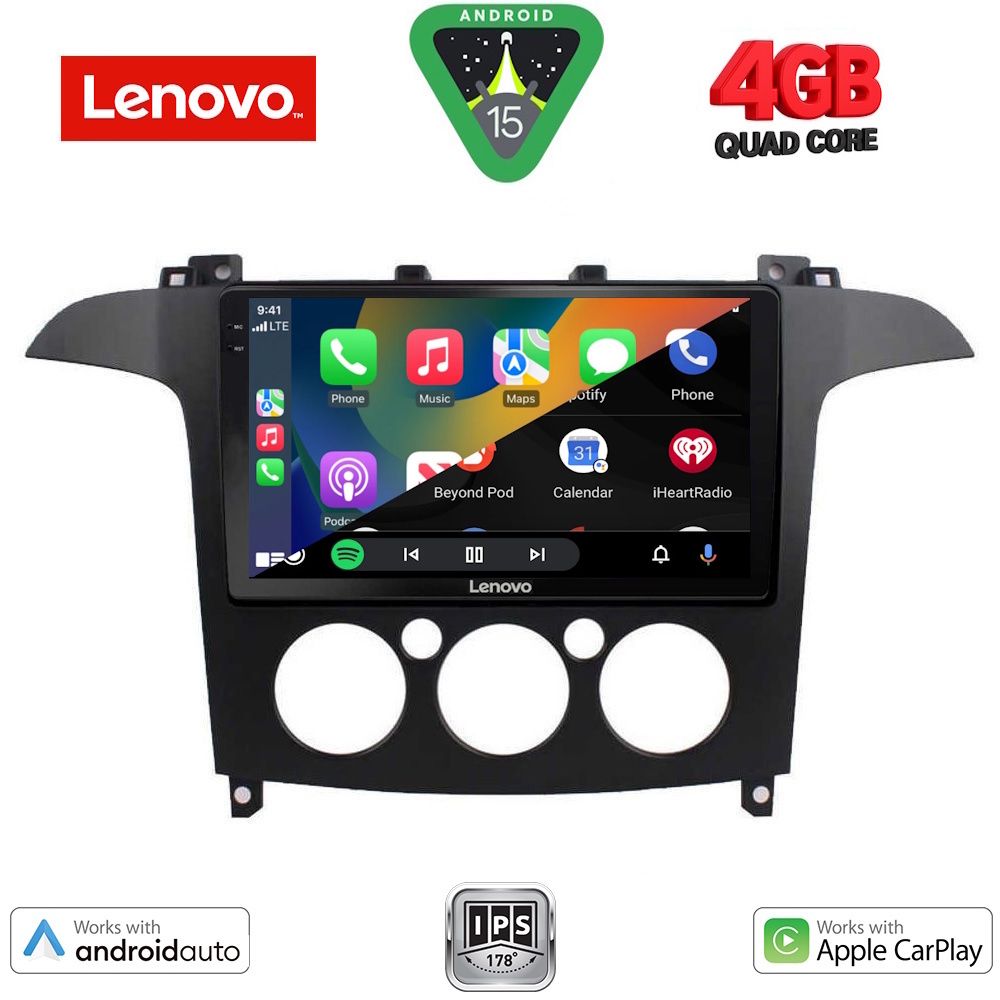 LENOVO LVE 8175_CPAA A/C (9inc) MULTIMEDIA TABLET for FORD SMAX mod. 2006-2014 - LENOVO LVE 8175AC_CPAA