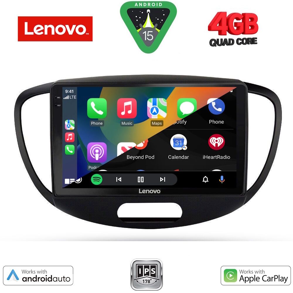 LENOVO LVE 8223_CPAA (9inc) MULTIMEDIA TABLET for HYUNDAI i10 mod. 2008-2013 - LENOVO LVE 8223_CPAA