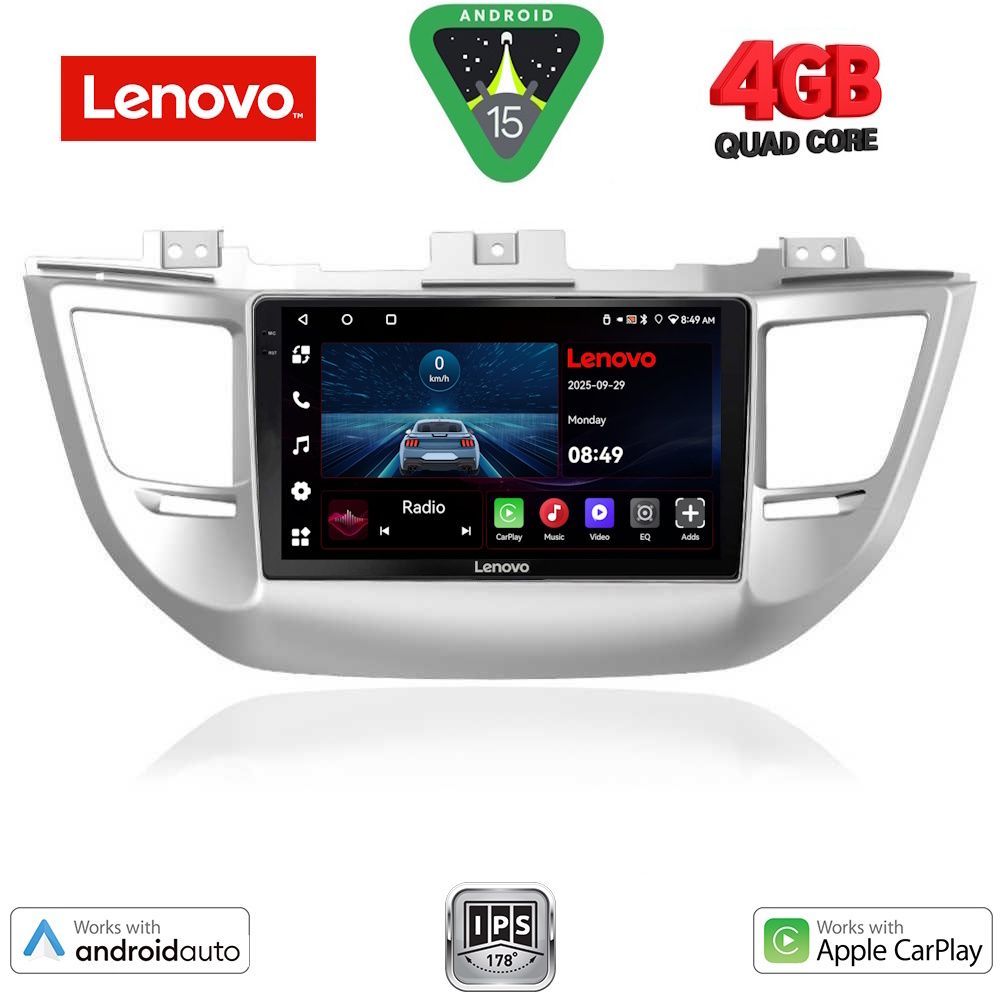 LENOVO LVE 8243_CPAA (9inc) MULTIMEDIA TABLET for HYUNDAI TUCSON  mod. 2015-2019 - LENOVO LVE 8243_CPAA