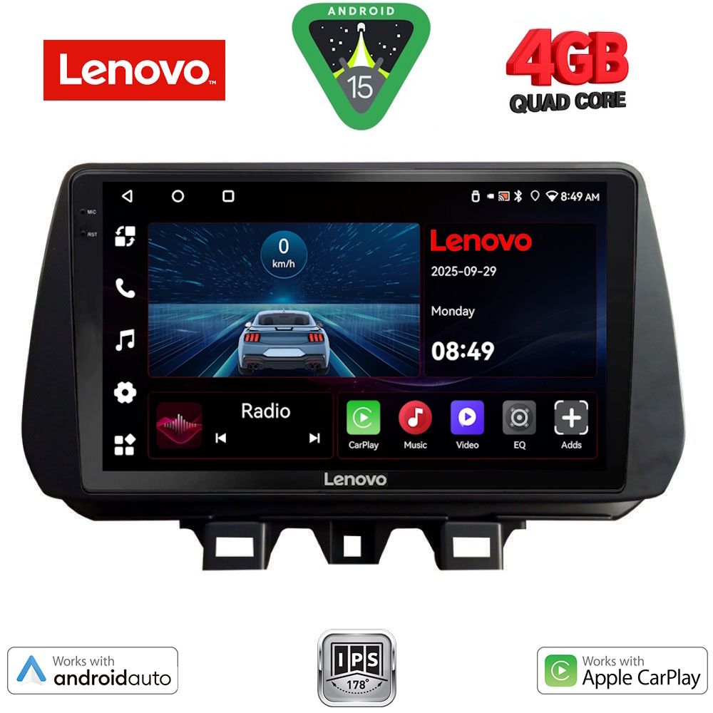 LENOVO LVE 8244_CPAA (9inc) MULTIMEDIA TABLET for HYUNDAI TUCSON mod. 2019-2023 - LENOVO LVE 8244_CPAA