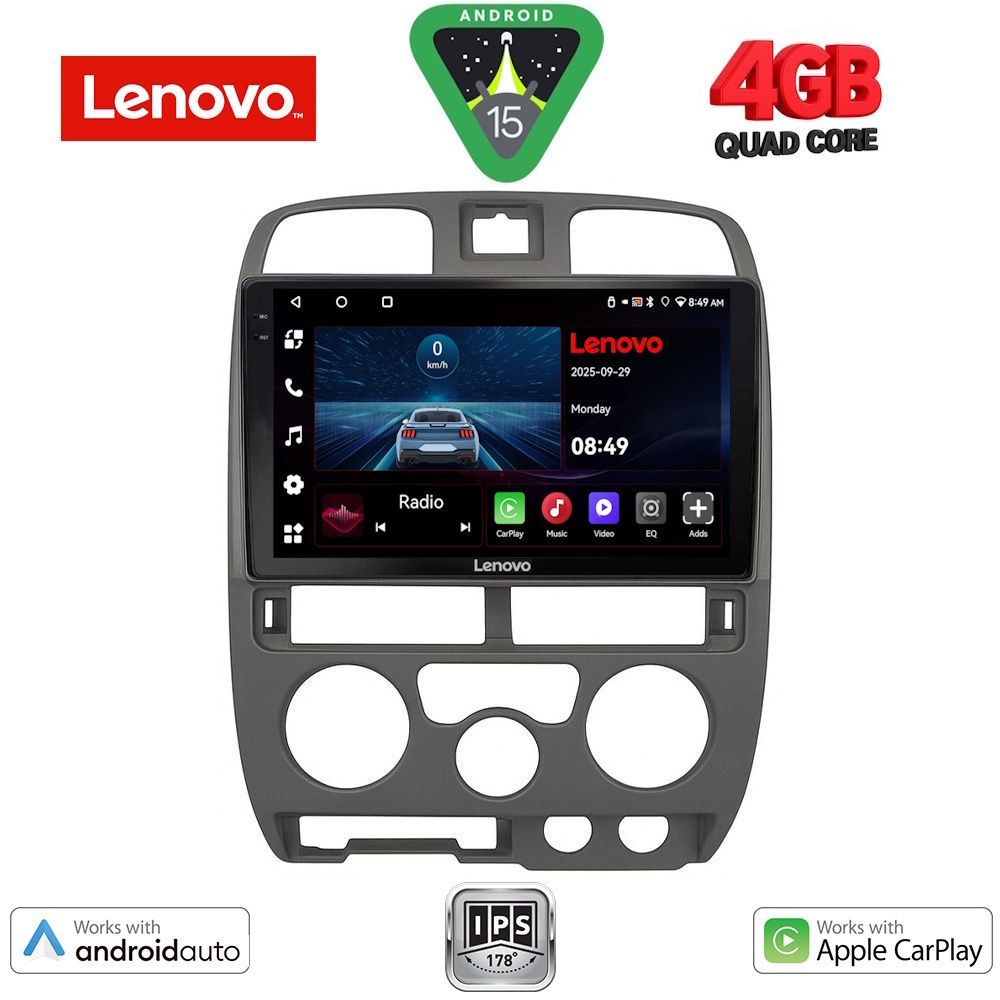 LENOVO LVE 8253GR_CPAA (9inc) MULTIMEDIA TABLET for ISUZU D-MAX mod. 2002-2008  (GREY) - LENOVO LVE 8253GR_CPAA