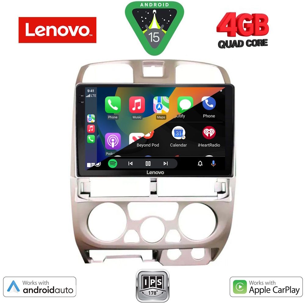 LENOVO LVE 8253SL_CPAA (9inc) MULTIMEDIA TABLET for ISUZU D-MAX mod. 2002-2008  (SILVER) - LENOVO LVE 8253_CPAA