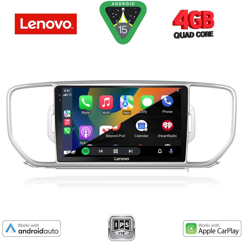 LENOVO LVE 8326_CPAA (9inc) MULTIMEDIA TABLET for KIA SPORTAGE mod. 2015-2018 - LENOVO LVE 8326_CPAA