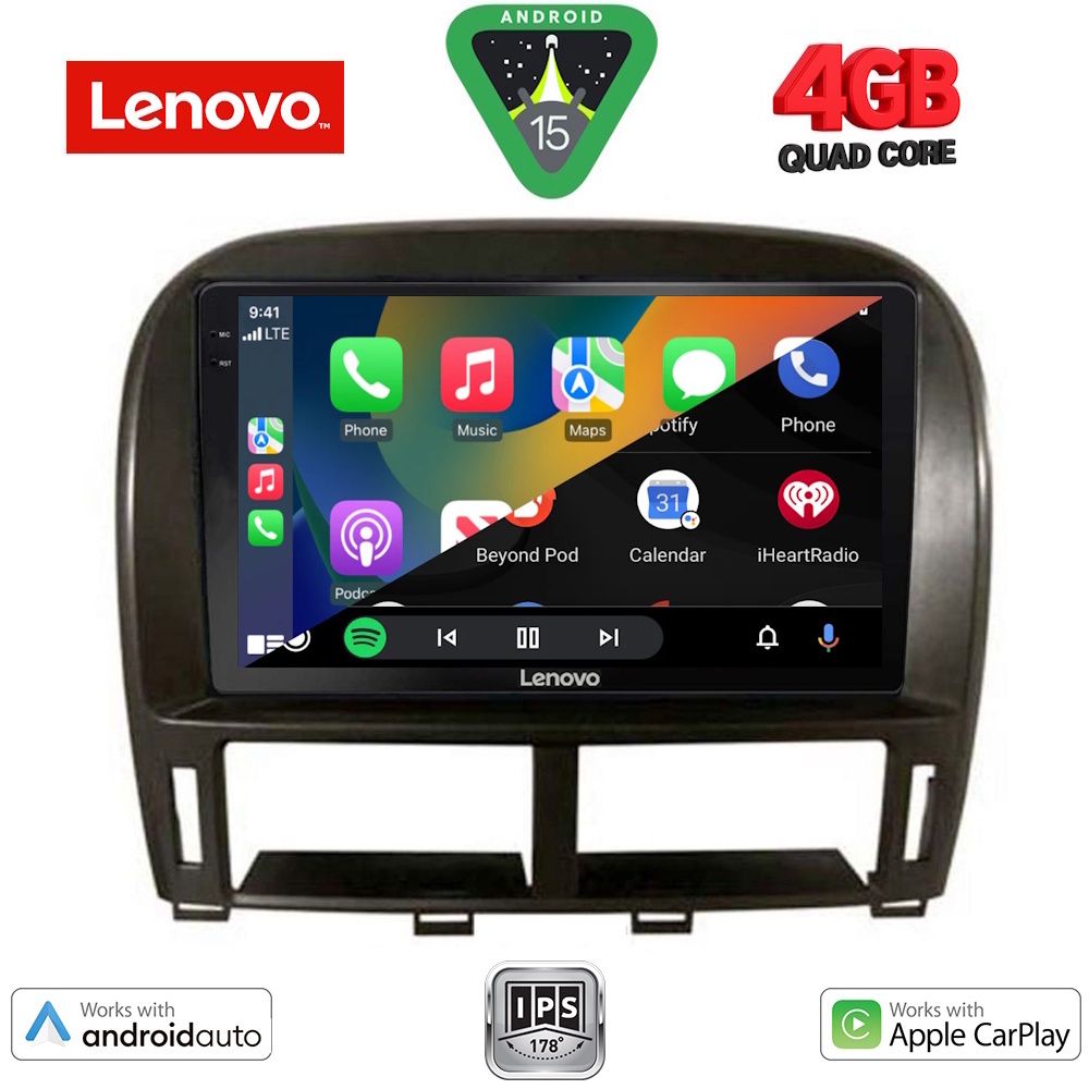 LENOVO LVE 8343_CPAA (9inc) MULTIMEDIA TABLET for LEXUS LS 430 – XF 430 mod. 2000-2006 - LENOVO LVE 8343_CPAA