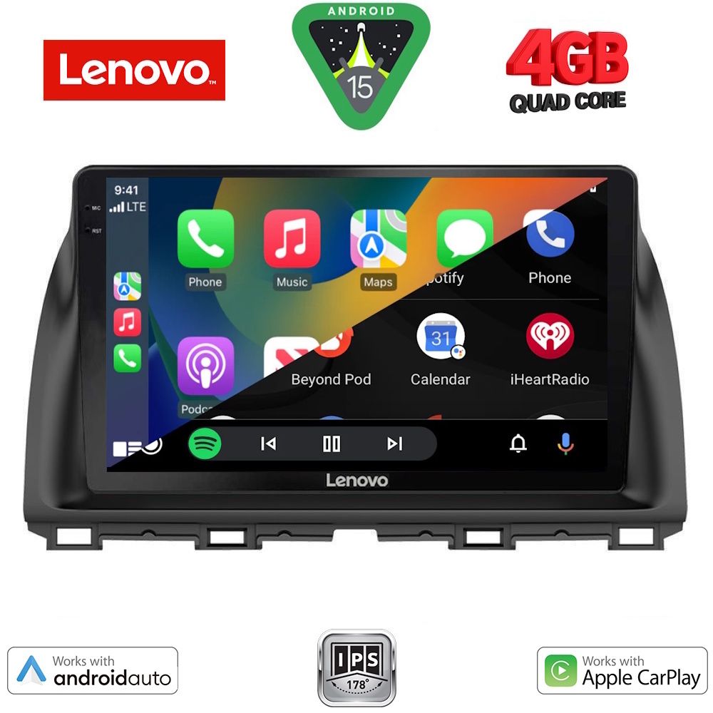 LENOVO LVE 8380_CPAA (10inc) MULTIMEDIA TABLET for MAZDA CX5 mod. 2013-2017 - LENOVO LVE 8380_CPAA
