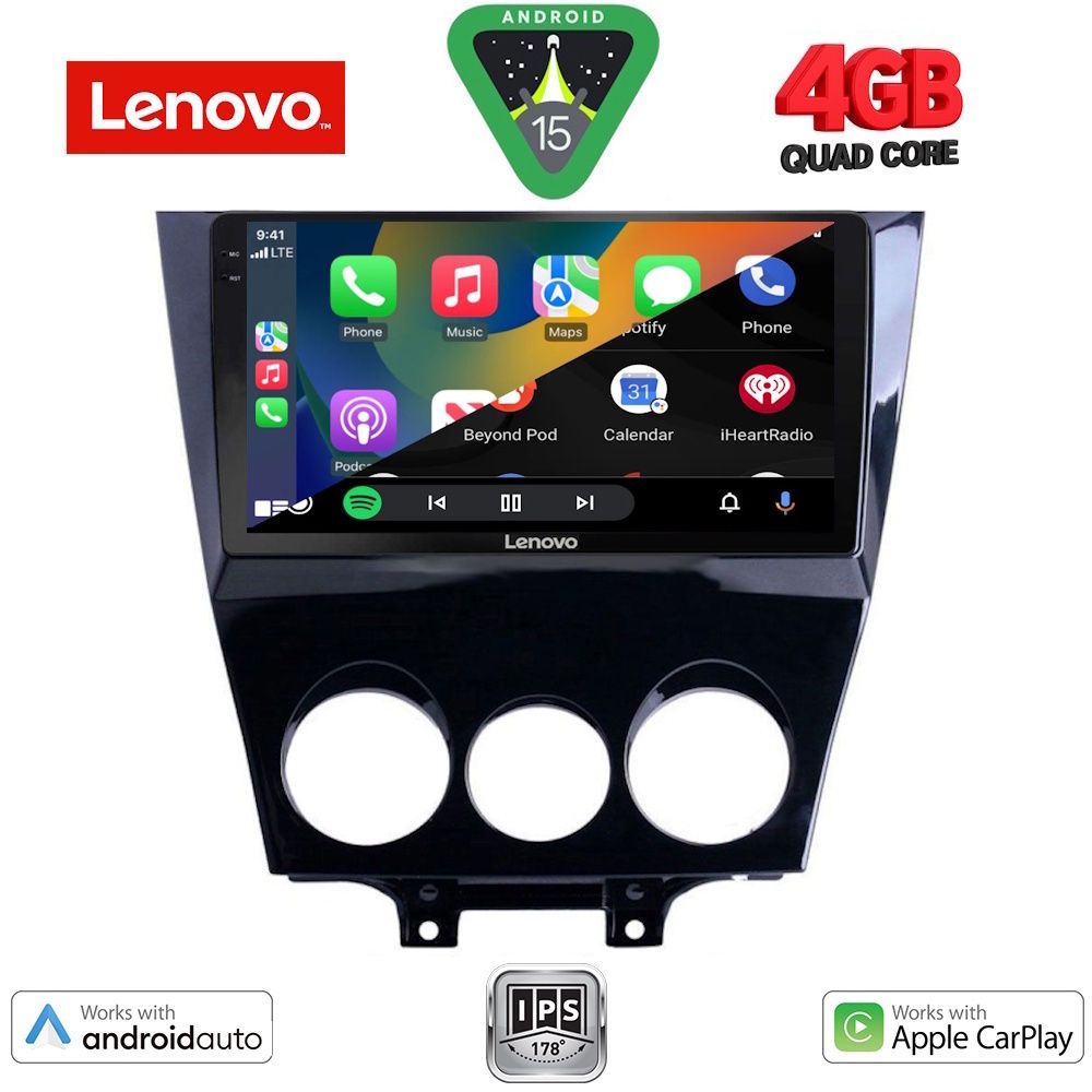 LENOVO LVE 8395_CPAA (9inc) MULTIMEDIA TABLET for MAZDA RX8 mod. 2008> - LENOVO LVE 8395_CPAA