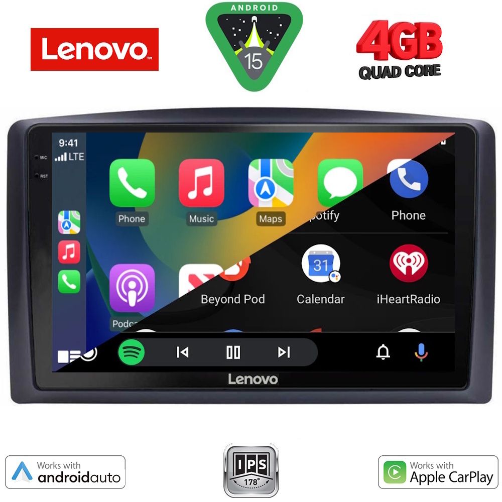 LENOVO LVE 8421_CPAA (10inc) MULTIMEDIA TABLET for MERCEDES VITO – VIANO  (W447) mod. 2015-2022