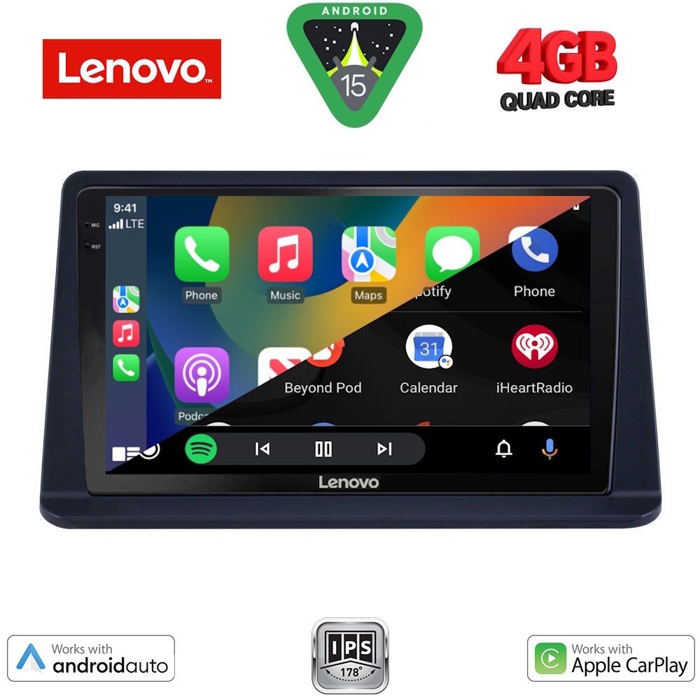 LENOVO LVE 8445_CPAA (9inc) MULTIMEDIA TABLET for MITSUBISHI PAJERO mod. 1999-2006 - LENOVO LVE 8445_CPAA