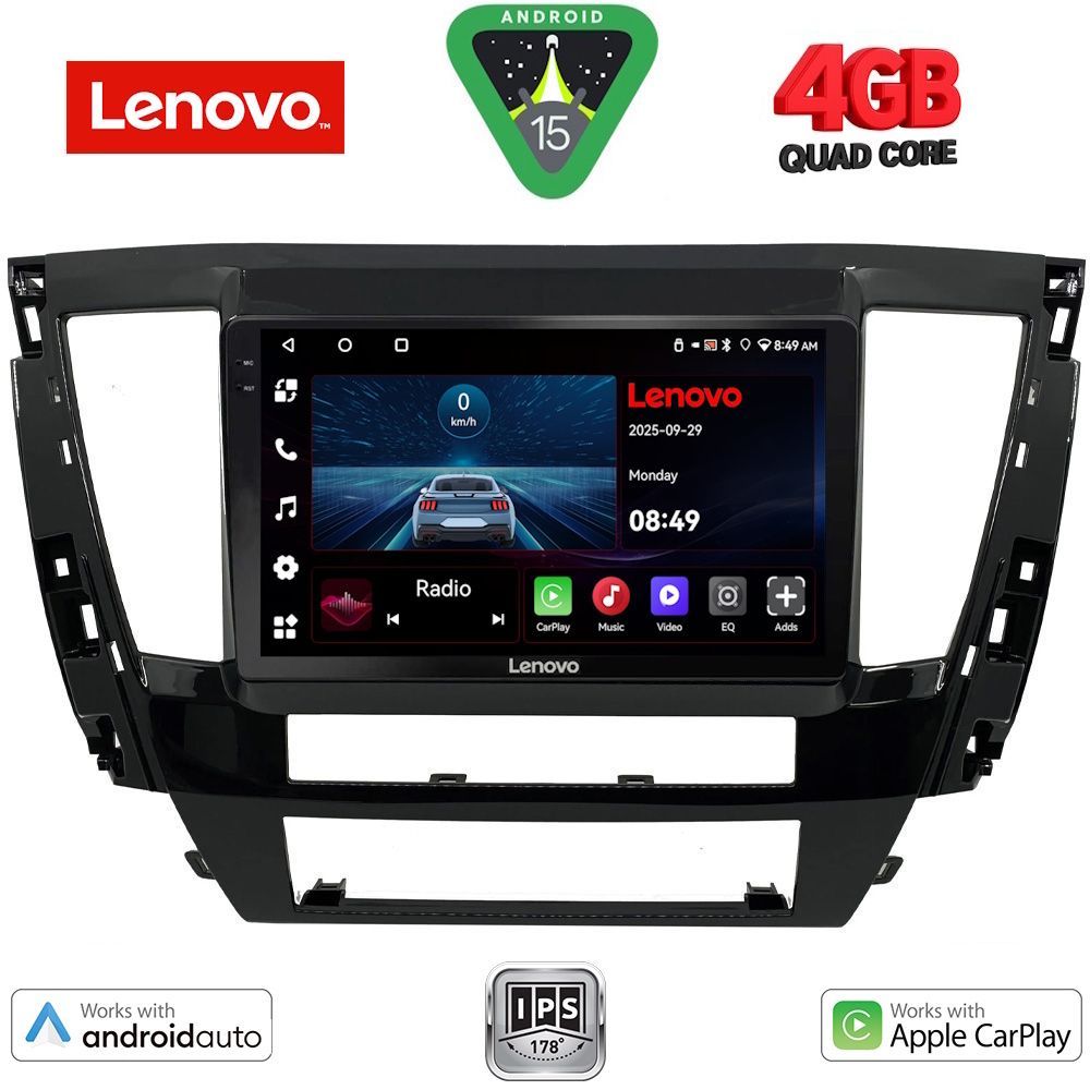 LENOVO LVE 8447S_CPAA (9inc) MULTIMEDIA TABLET for MITSUBISHI PAJERO SPORT mod. 2020> - LENOVO LVE 8447S_CPAA