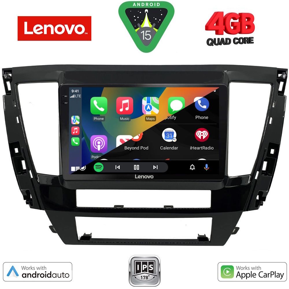 LENOVO LVE 8447S_CPAA (9inc) MULTIMEDIA TABLET for MITSUBISHI PAJERO SPORT mod. 2020> - LENOVO LVE 8447S_CPAA