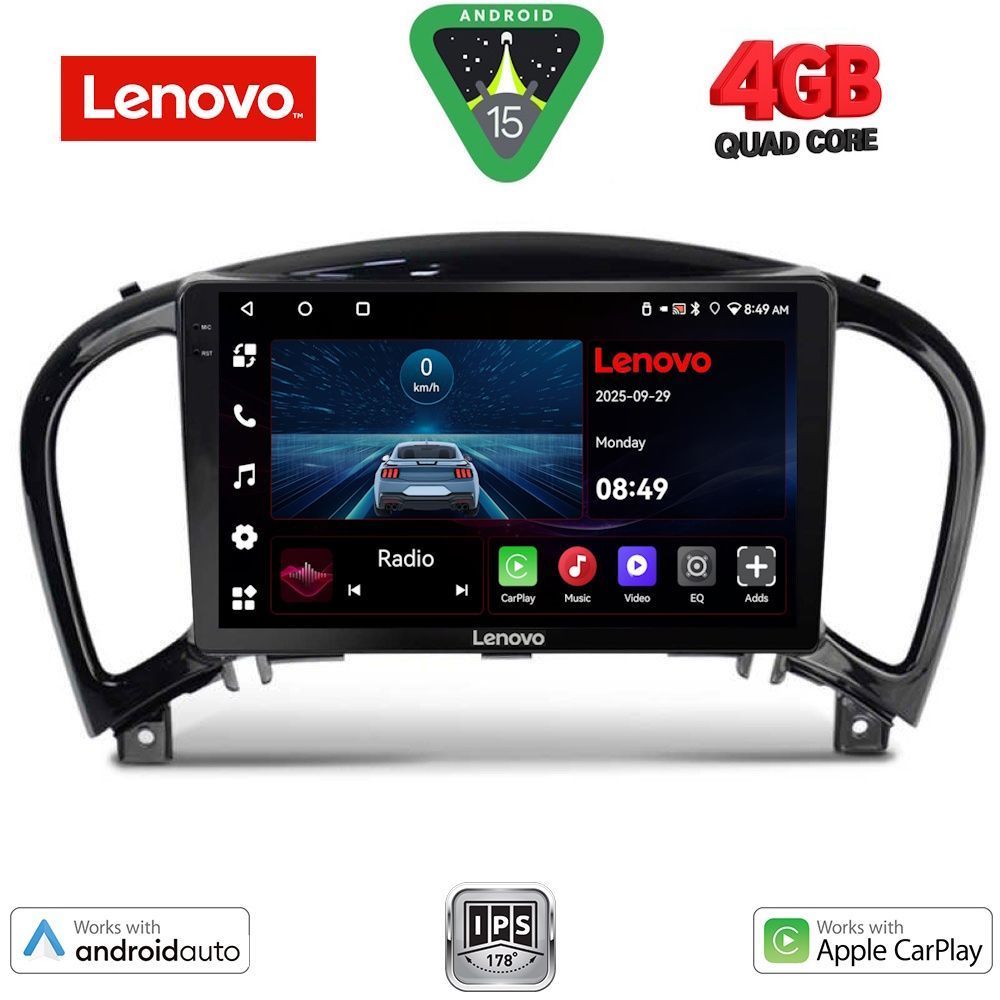 LENOVO LVE 8452_CPAA (9inc) MULTIMEDIA TABLET for NISSAN JUKE mod. 2009-2020 - LENOVO LVE 8452_CPAA