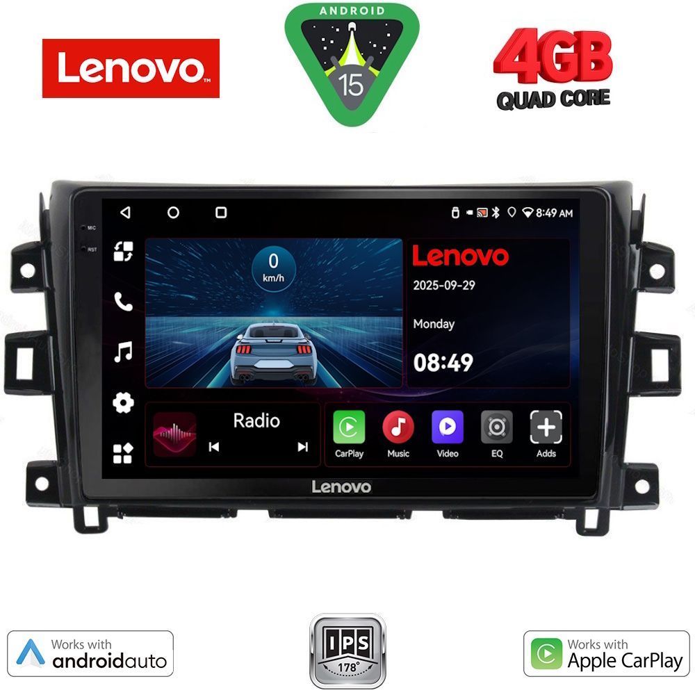 LENOVO LVE 8456_CPAA (10inc) MULTIMEDIA TABLET for NISSAN NAVARA mod. 2016>