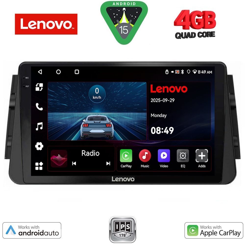 LENOVO LVE 8460_CPAA (9inc) MULTIMEDIA TABLET for NISSAN MICRA mod. 2017-2025 - LENOVO LVE 8460_CPAA