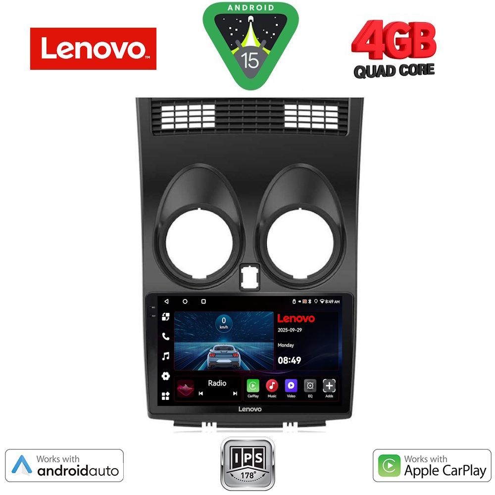 LENOVO LVE 8466_CPAA (9inc) MULTIMEDIA TABLET for NISSAN QASHQAI mod. 2007-2014 - LENOVO LVE 8466_CPAA