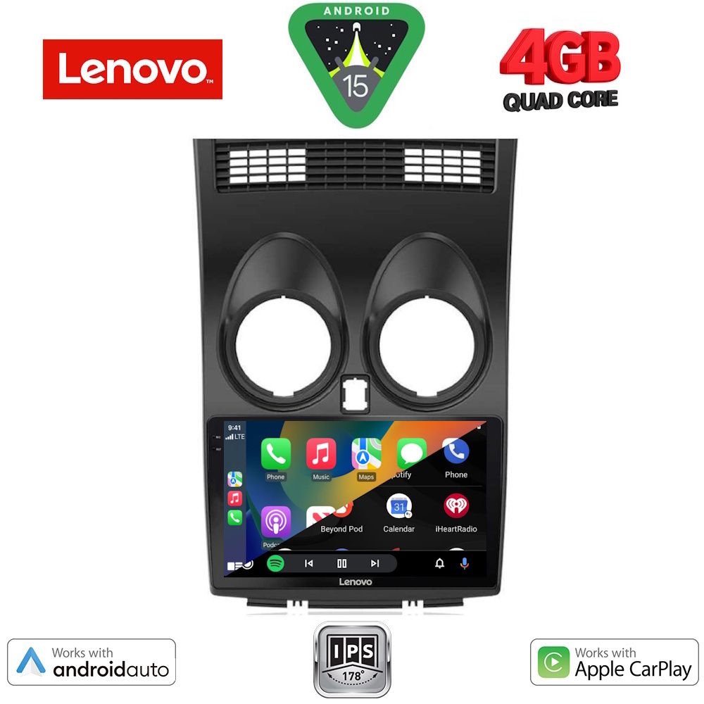 LENOVO LVE 8466_CPAA (9inc) MULTIMEDIA TABLET for NISSAN QASHQAI mod. 2007-2014 - LENOVO LVE 8466_CPAA