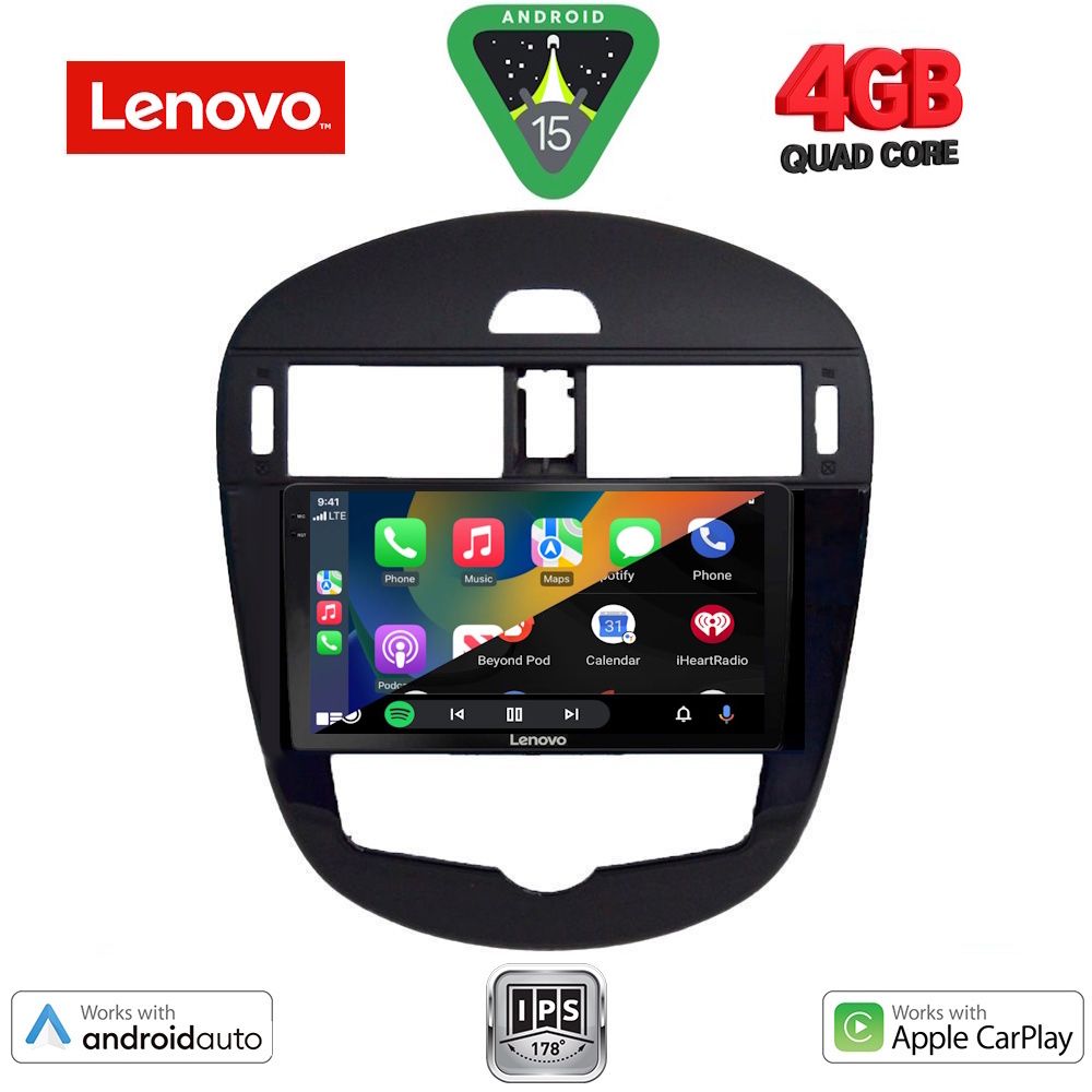 LENOVO LVE 8470_CPAA CLIMA (9inc) MULTIMEDIA TABLET for NISSAN PULSAR mod. 2014-2019