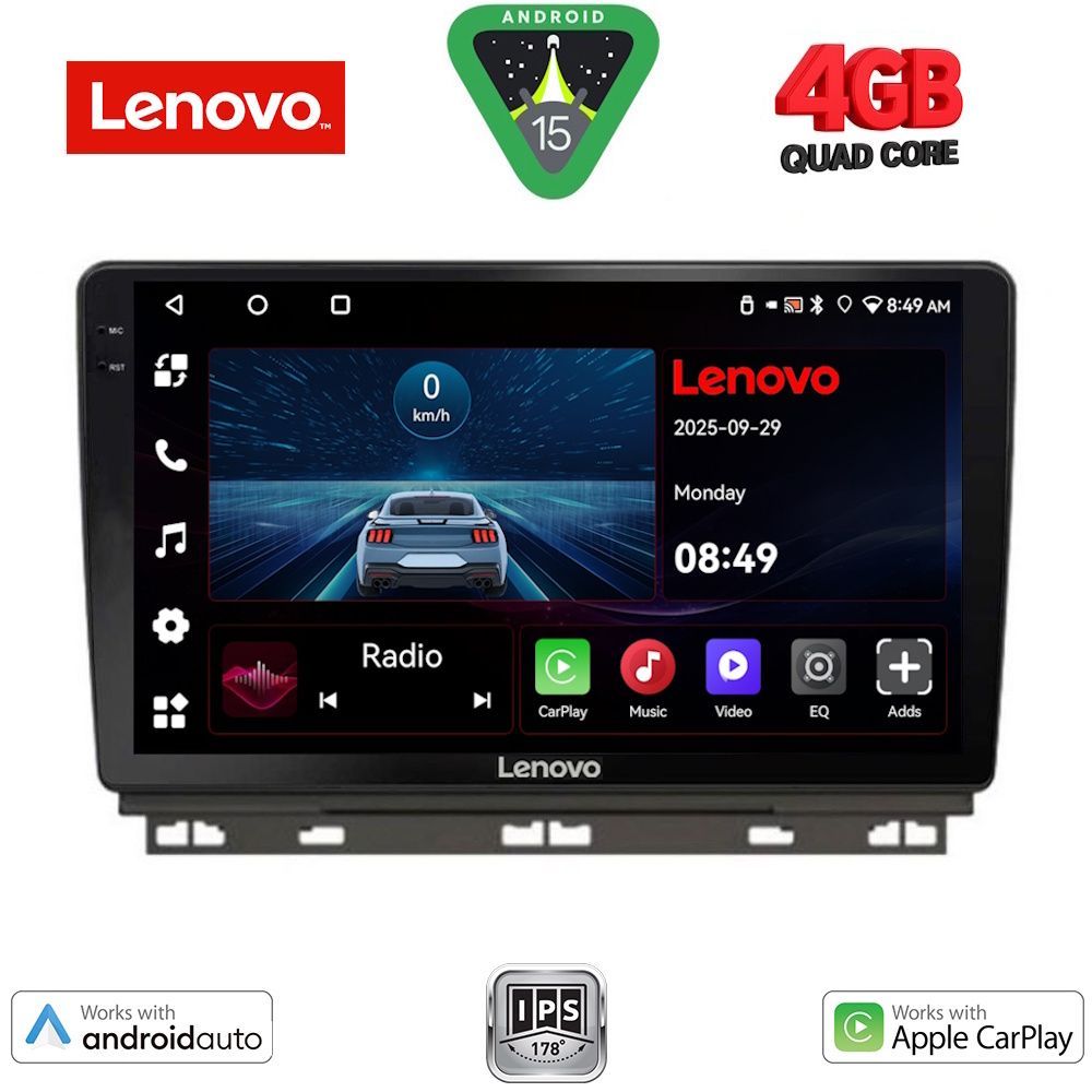 LENOVO LVE 8546_CPAA (9inc) MULTIMEDIA TABLET for RENAULT CLIO - CAPTUR mod. 2019-2026 - LENOVO LVE 8546_CPAA