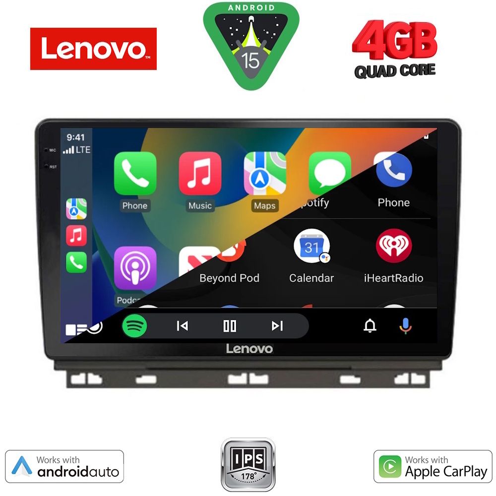 LENOVO LVE 8546_CPAA (9inc) MULTIMEDIA TABLET for RENAULT CLIO - CAPTUR mod. 2019-2026 - LENOVO LVE 8546_CPAA
