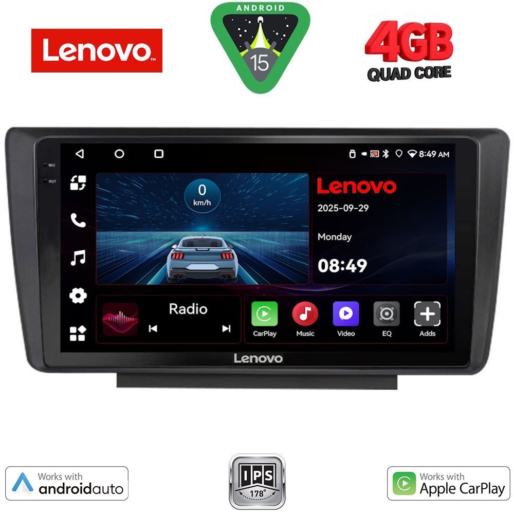 LENOVO LVE 8594_CPAA (9inc) MULTIMEDIA TABLET for  SKODA OCTAVIA 5 mod. 2005-2012 - LENOVO LVE 8594_CPAA