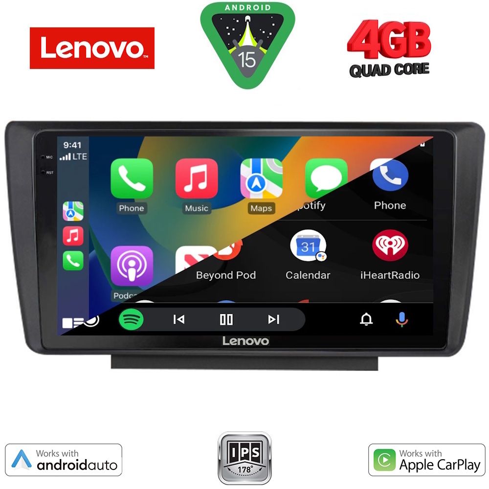 LENOVO LVE 8594_CPAA (9inc) MULTIMEDIA TABLET for  SKODA OCTAVIA 5 mod. 2005-2012 - LENOVO LVE 8594_CPAA