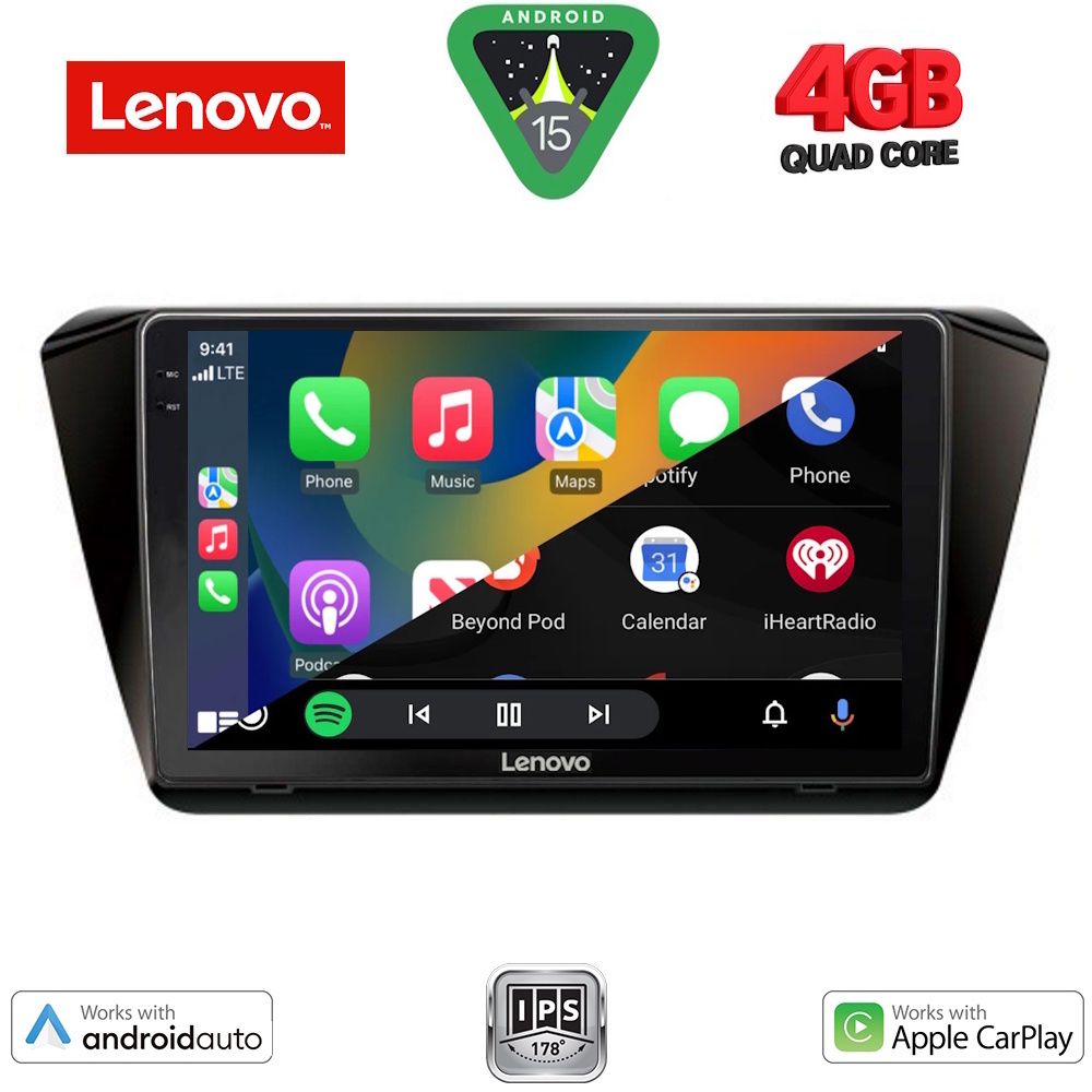 LENOVO LVE 8605_CPAA (10inc) MULTIMEDIA TABLET for SKODA SUPERB mod. 2015-2023 - LENOVO LVE 8605_CPAA