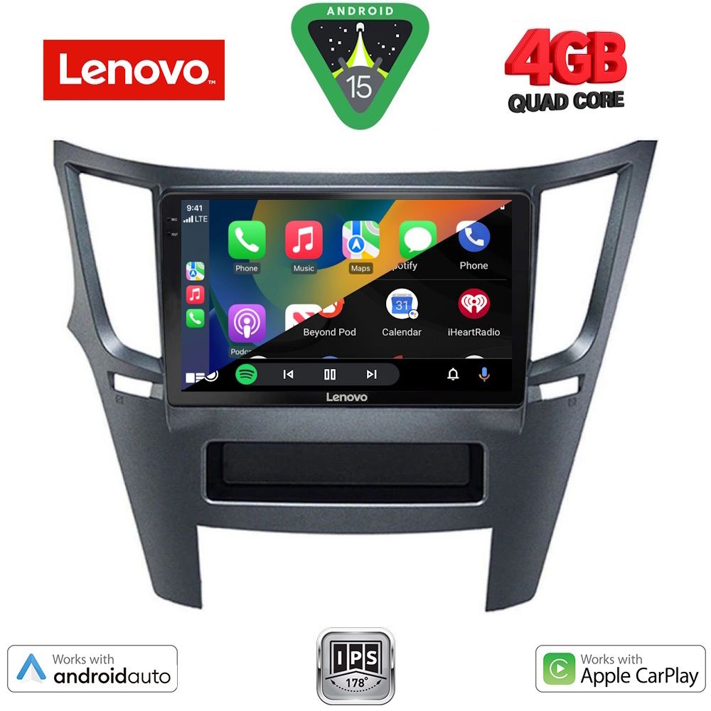 LENOVO LVE 8667_CPAA (9inc) MULTIMEDIA TABLET for SUBARU LEGACY – OUTBACK mod. 2009-2014 - LENOVO LVE 8667_CPAA