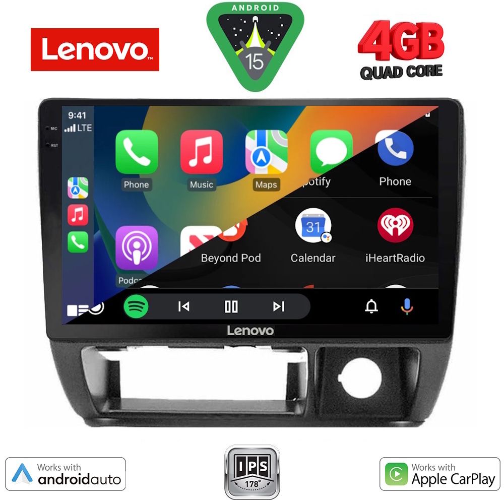 Suzuki Jimny 1998 – 2005 Οθόνη με CarPlay, Android Auto, Bluetooth, GPS – LENOVO LVE 8677_CPAA (9inc)